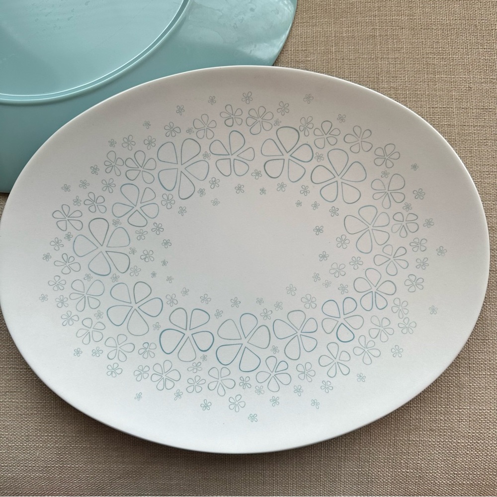 Vintage Mid Century Fostoria Melamine Melmac Serving Platter Fashion Flair 50’s